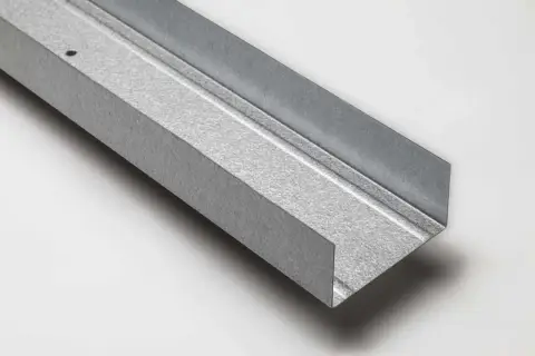 Profilo metallico zincato, ideale come ante per nicchie in cartongesso, per creare spazi funzionali e moderni.