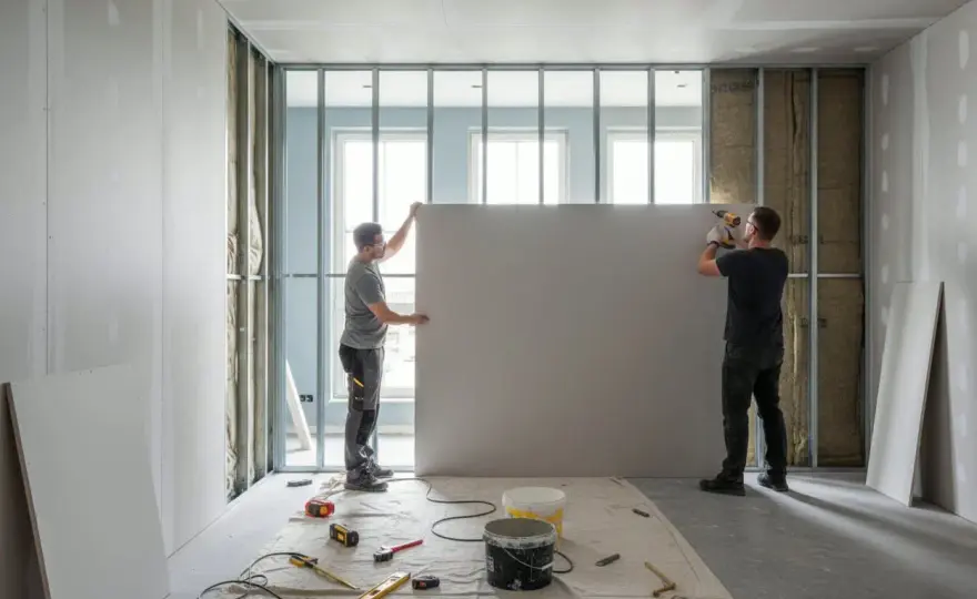 Parete in cartongesso - costi, materiali e posa senza errori